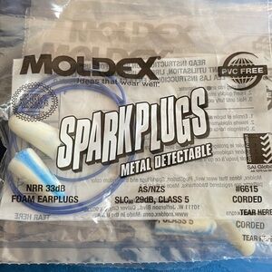 Set of 5 Moldex SparkPlugs Foam Earplugs
